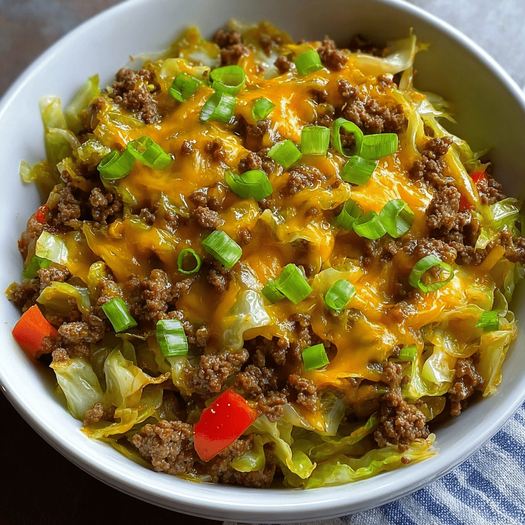 Chinese Beef Cabbage Stir Fry (Print Format) Recipe - Recipe Image
