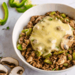 PHILLY CHEESESTEAK BOWLS – EASY LOW-CARB DINNER IDEA Recipe