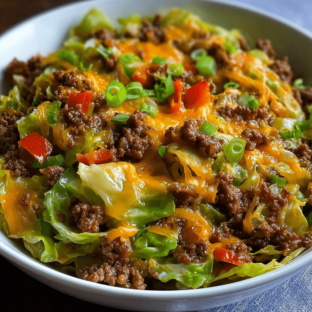 Chinese Beef Cabbage Stir Fry (Print Format) Recipe - Recipe Image