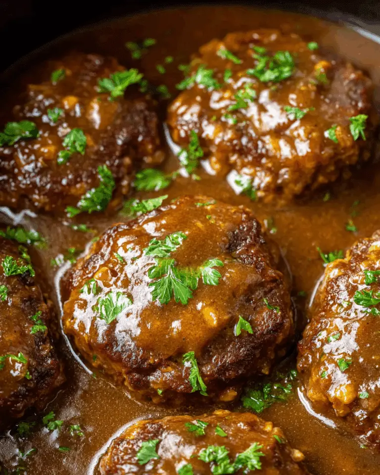 Slow Cooker Salisbury Steaks Recipe