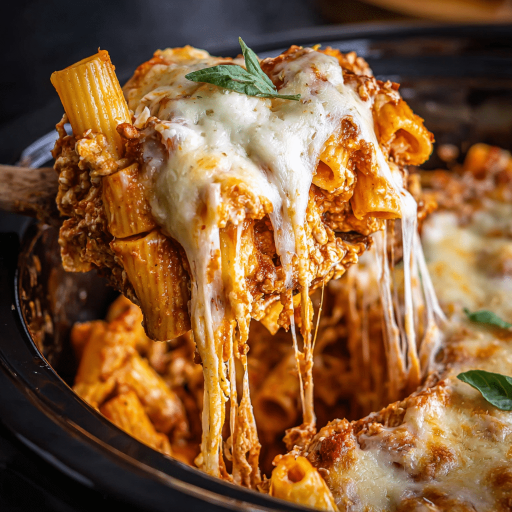 Crockpot Baked Ziti Recipe - Recipe Image