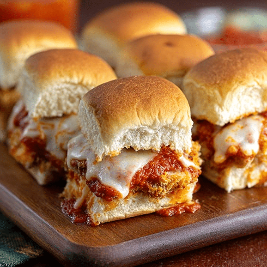 Chicken Parm Sliders Recipe - Recipe Image