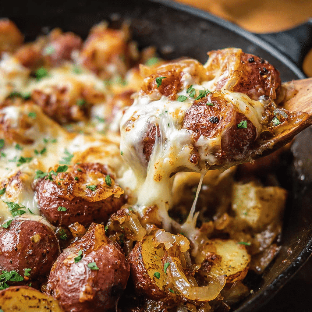 Garlic Parmesan Chicken and Potatoes Recipe - Recipe Image