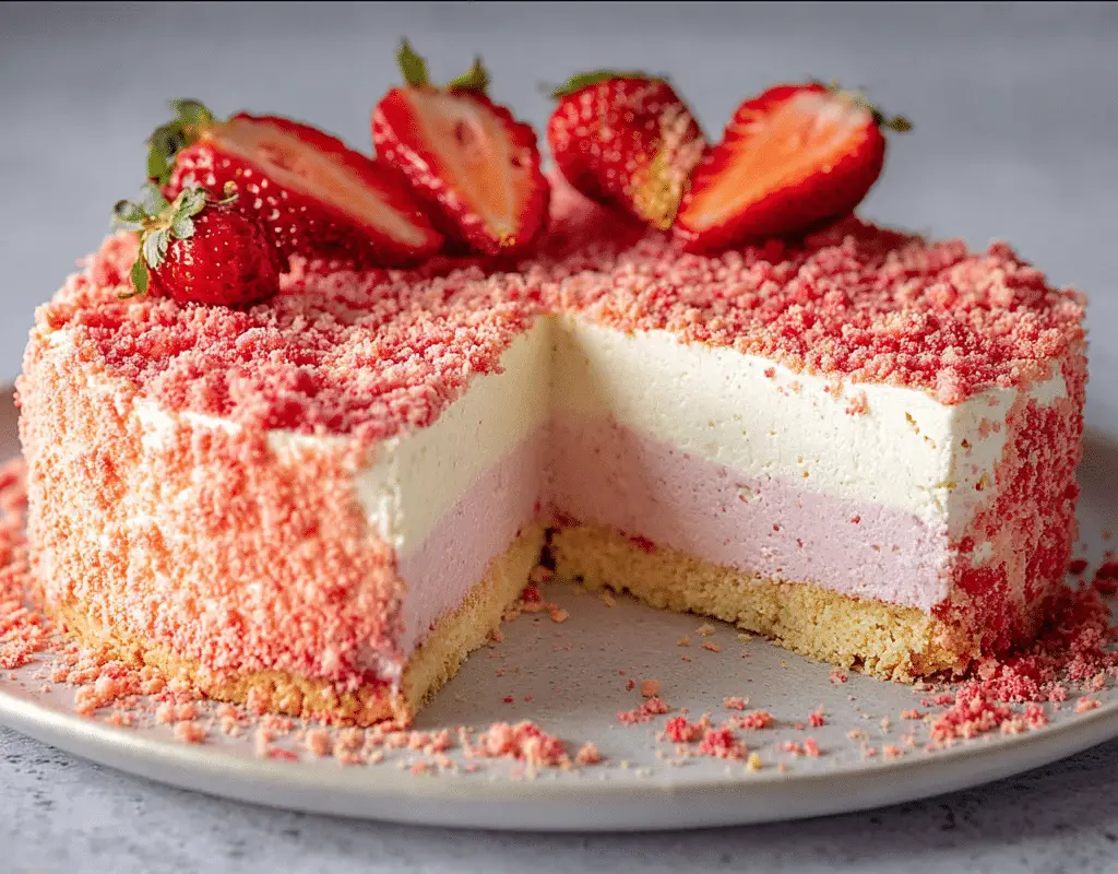 Strawberry Crunch Cheesecake Chunks Recipe