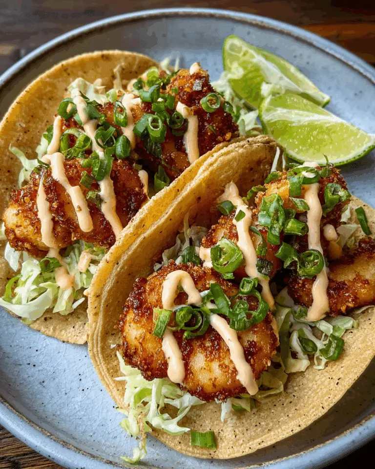 Coconut Shrimp Tacos Recipe