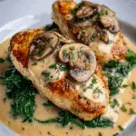 Chicken, Spinach, and Mushroom Bake Recipe