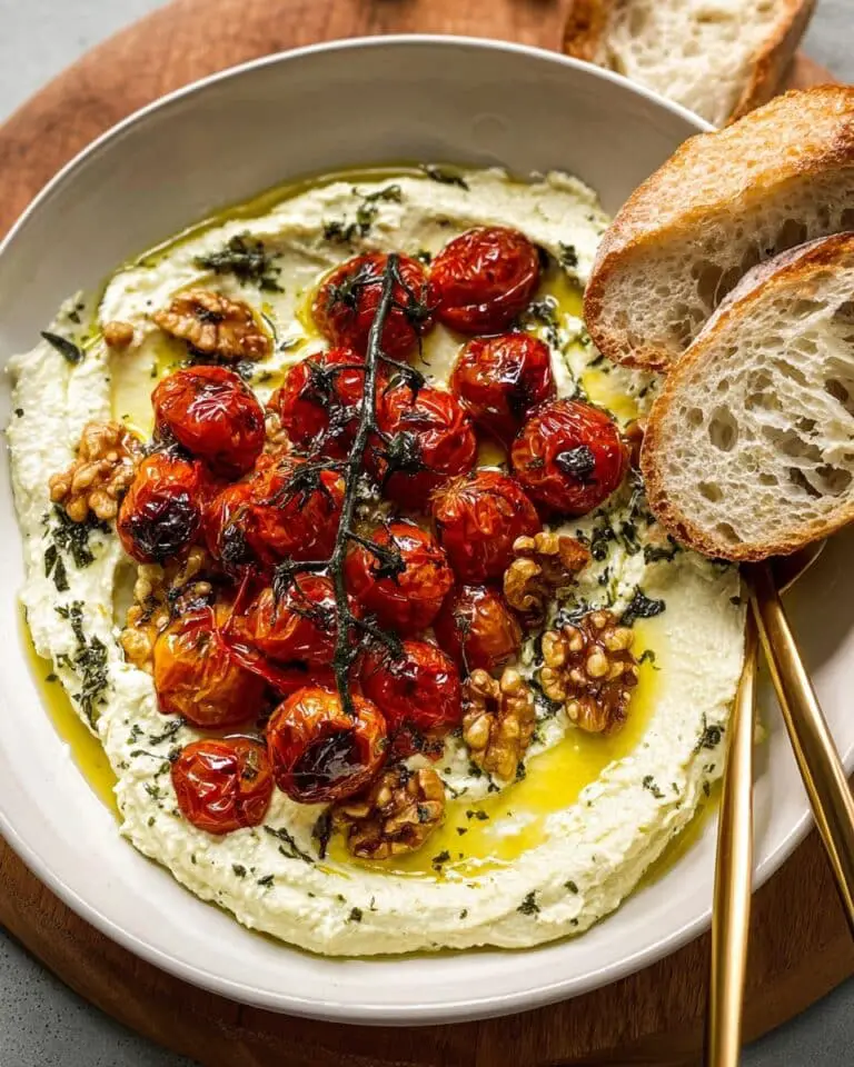 Pesto Whipped Feta Dip Recipe