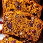 Cranberry Pecan Pumpkin Bread Recipe