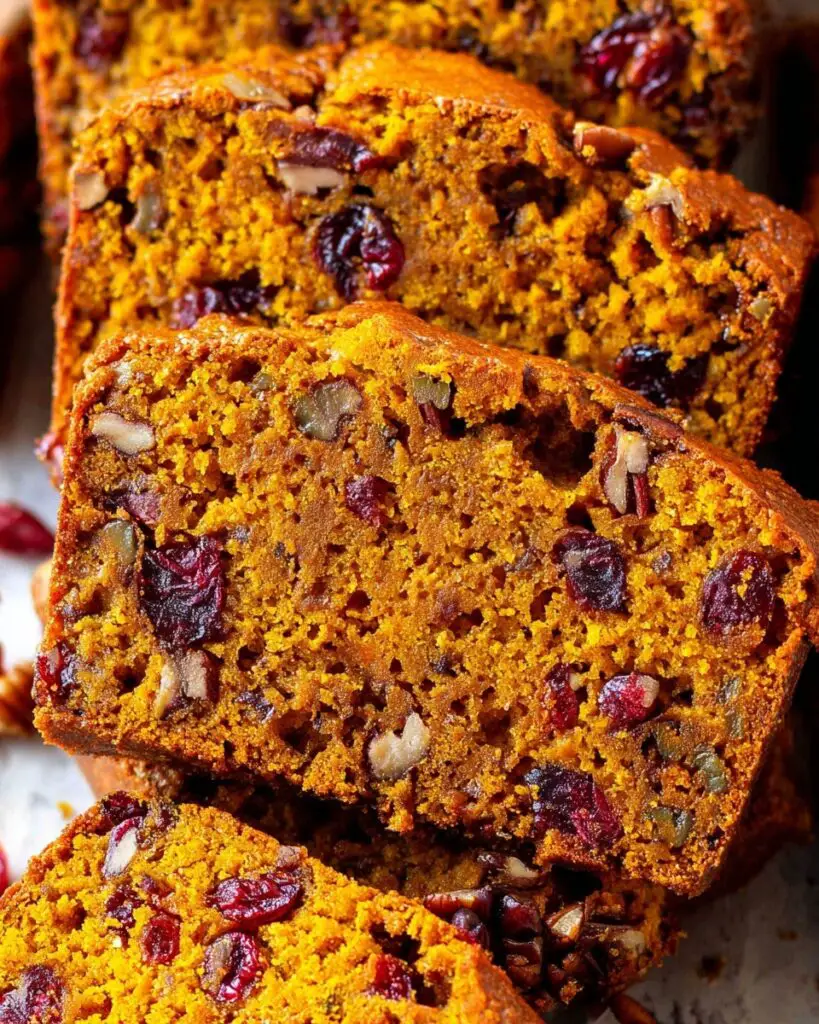 Cranberry Pecan Pumpkin Bread Recipe