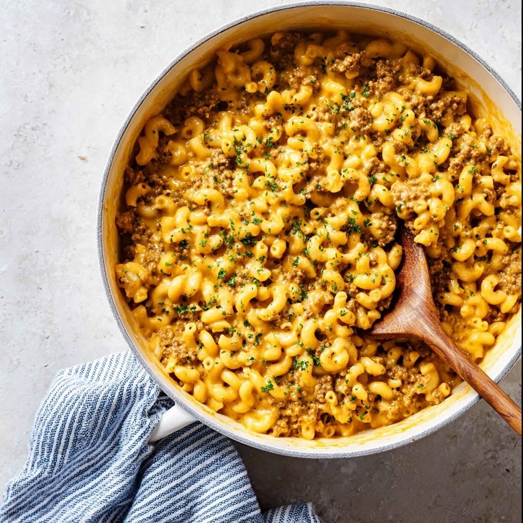 Healthier Homemade One Pot Hamburger Helper Recipe - Recipe Image