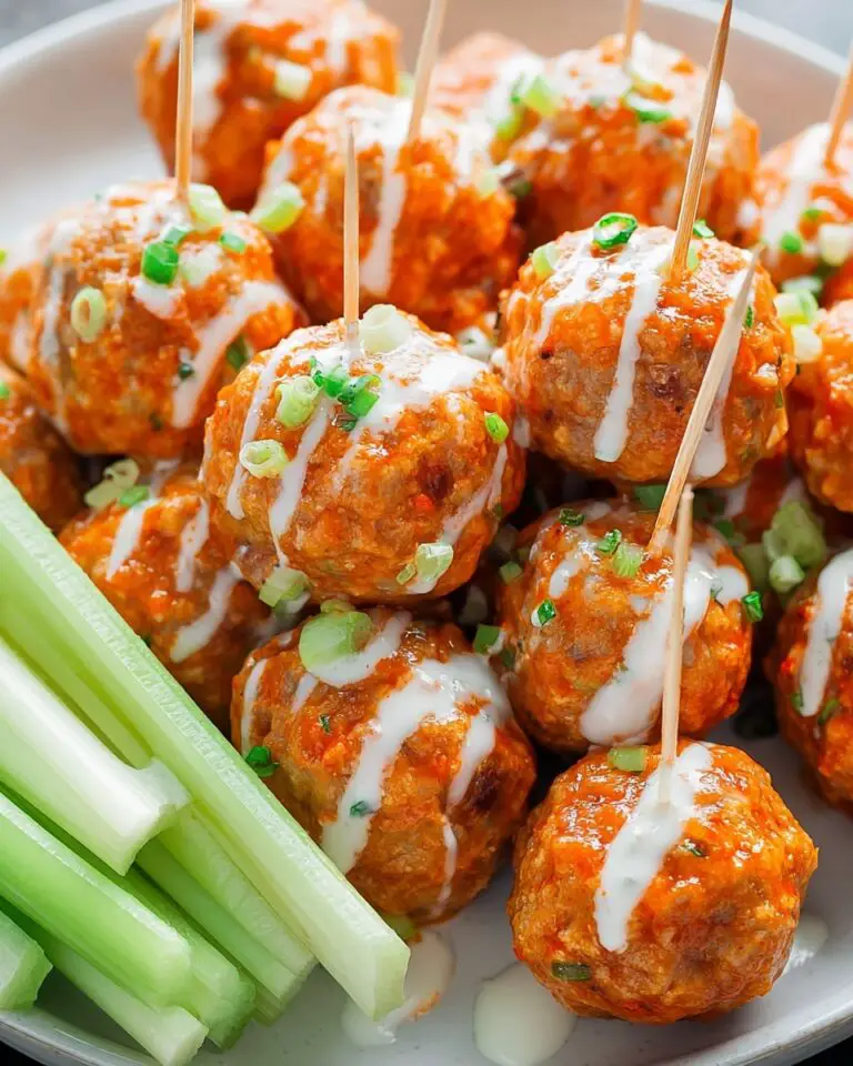 Buffalo Chicken Meatballs Recipe