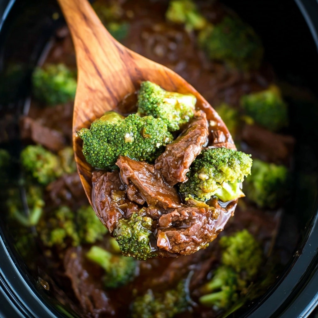 Slow Cooker Beef and Broccoli Recipe - Recipe Image