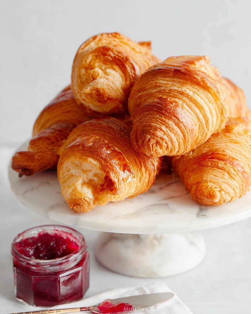 Homemade Flaky Croissants Recipe