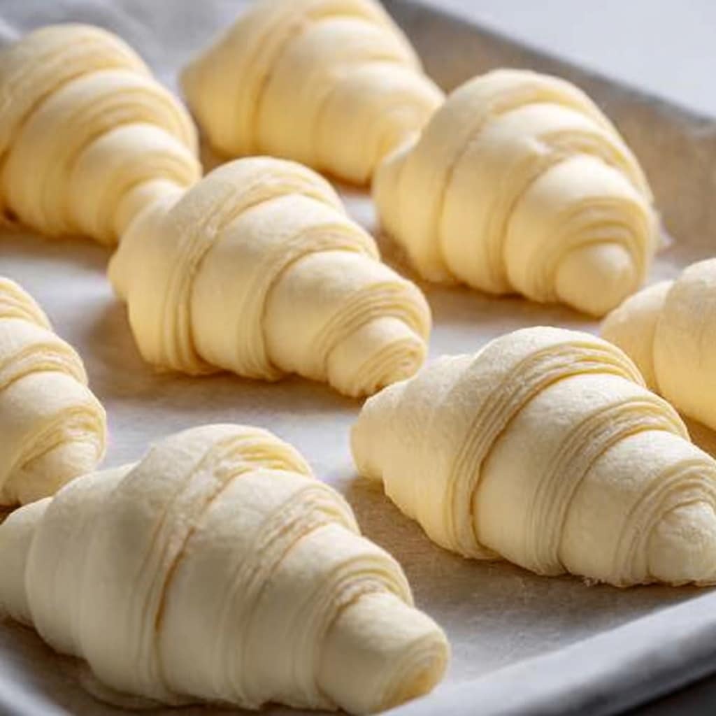 Homemade Flaky Croissants Recipe - Recipe Image