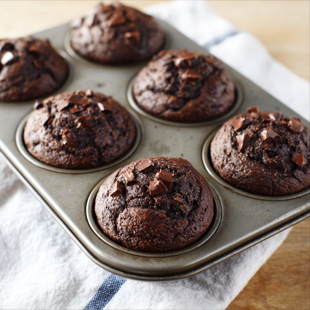 Dark Chocolate Muffins Recipe - Recipe Image