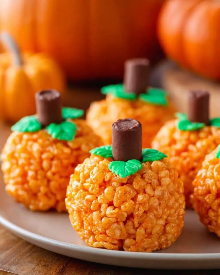 Pumpkin Rice Krispie Treats Recipe
