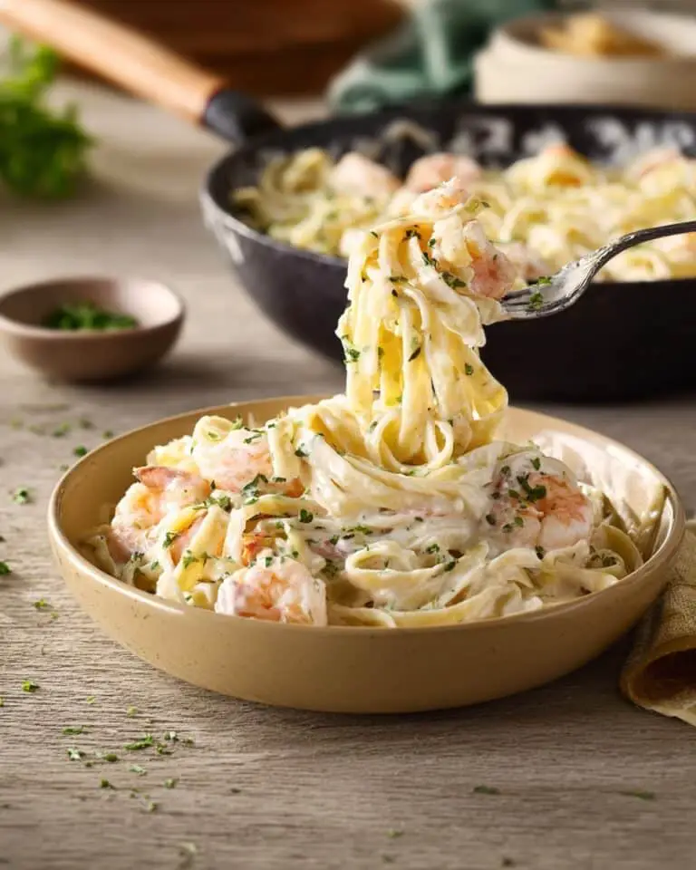 Crab Fettuccine Alfredo Recipe