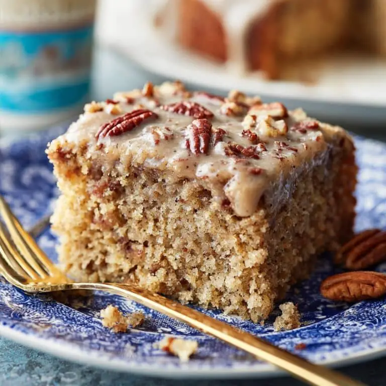 Butter Pecan Praline Poke Cake Recipe
