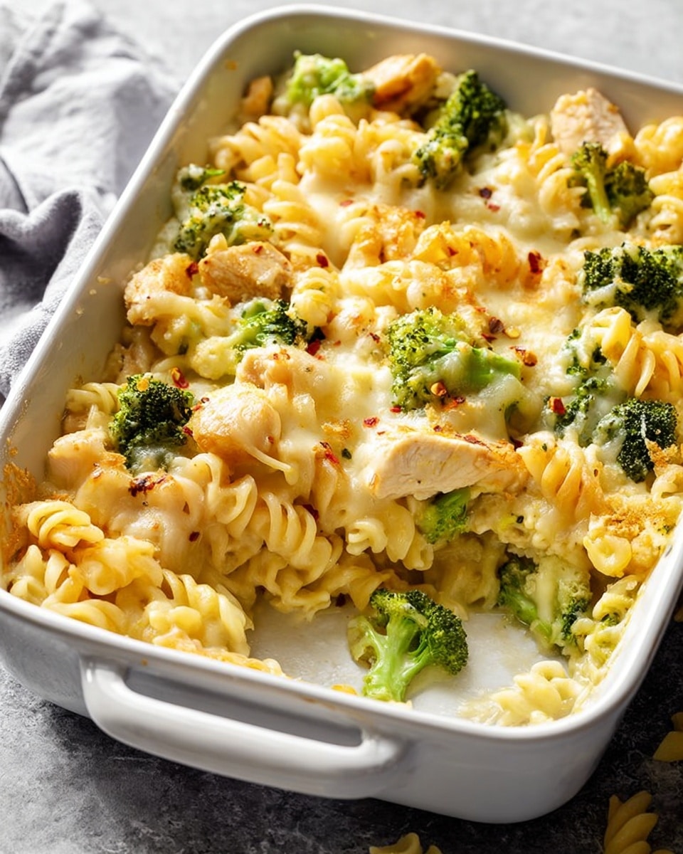 Cheesy Garlic Chicken and Broccoli Pasta Recipe - Recipe Image
