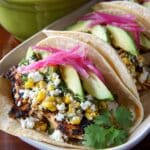 Blackened Chicken Tacos with Cotija Corn Salsa Recipe