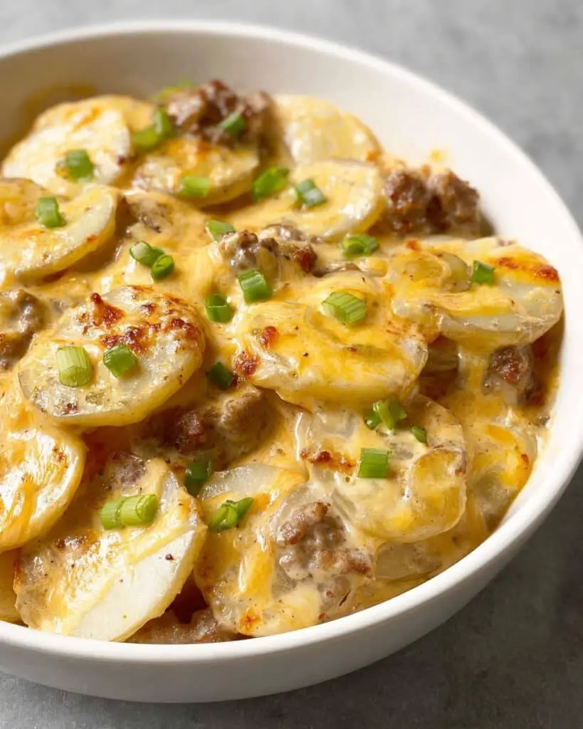 Crockpot Hamburger Potato Casserole Recipe