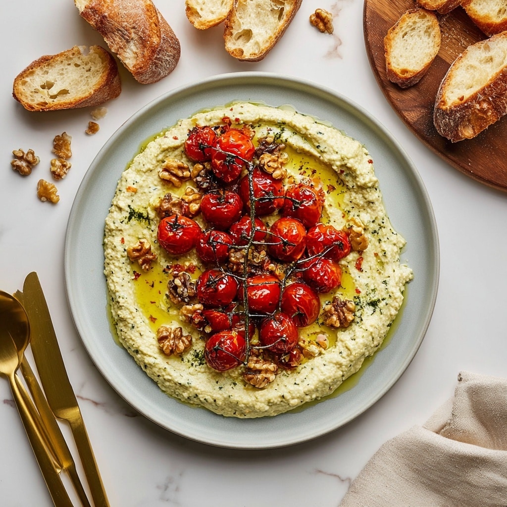 Pesto Whipped Feta Dip Recipe - Recipe Image