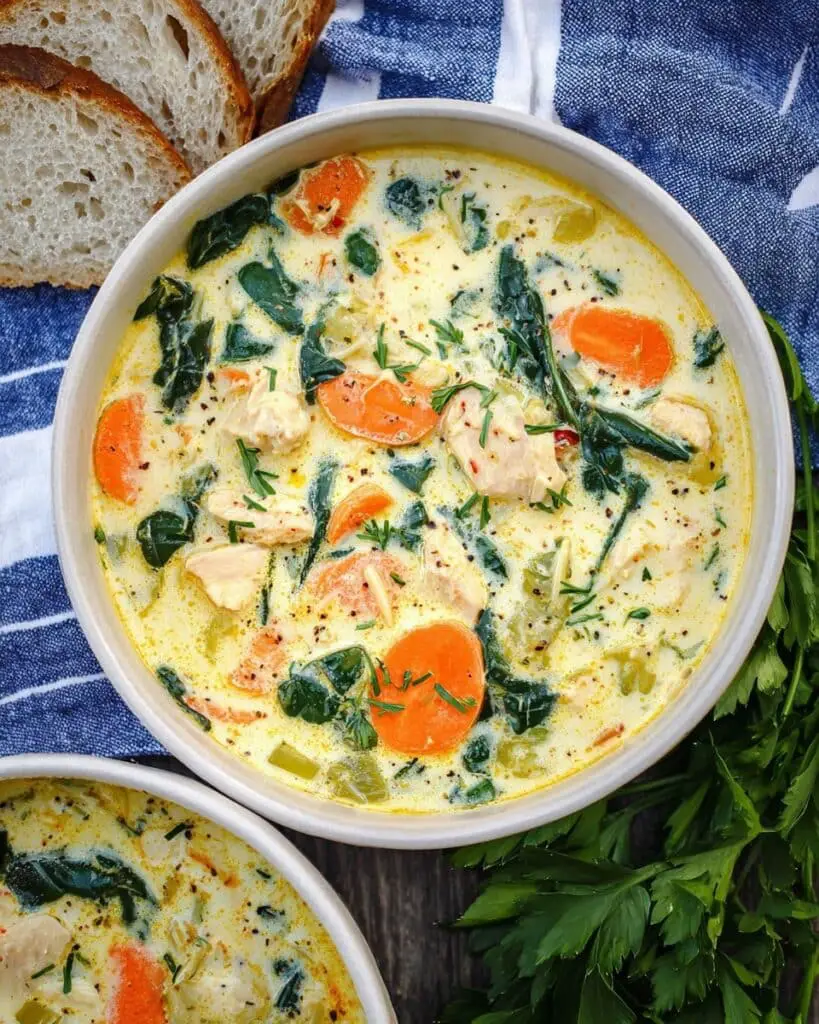 Chicken Florentine Soup Recipe