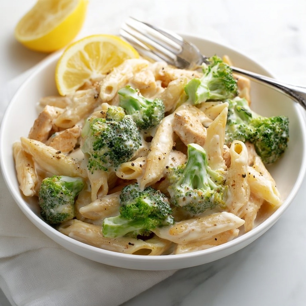 Cheesy Garlic Chicken and Broccoli Pasta Recipe