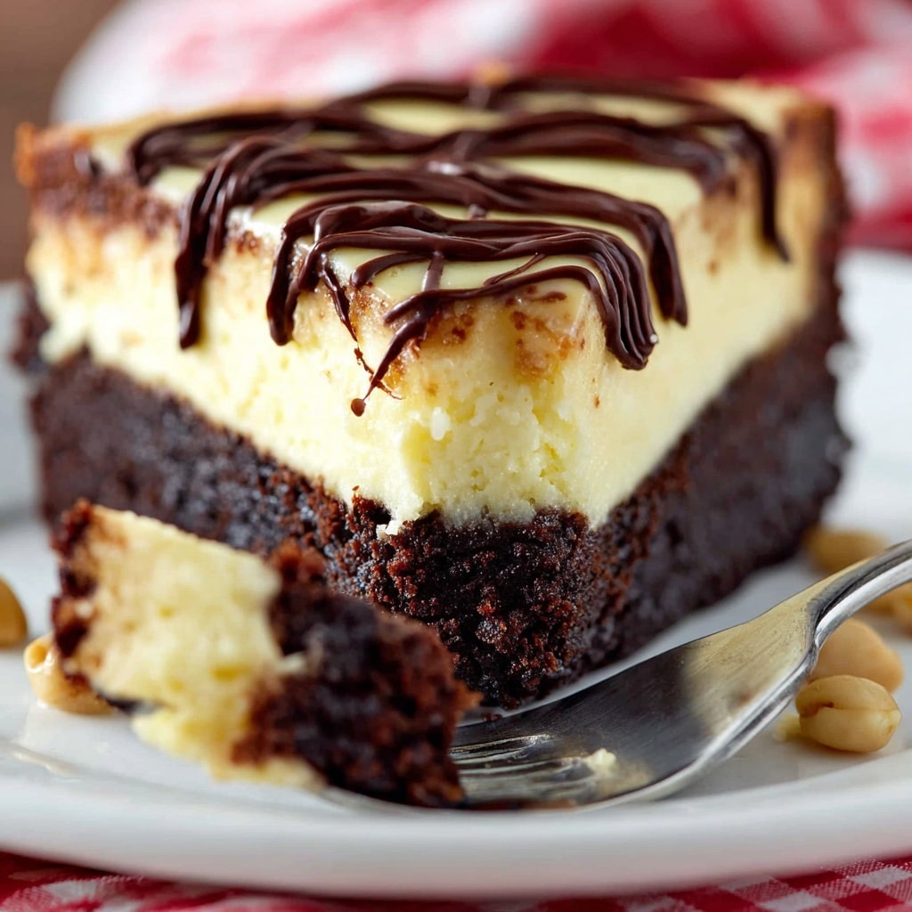 Brownie Bottom Cheesecake Recipe - Recipe Image