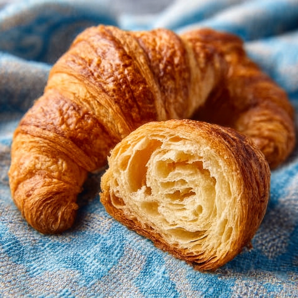 Homemade Flaky Croissants Recipe - Recipe Image