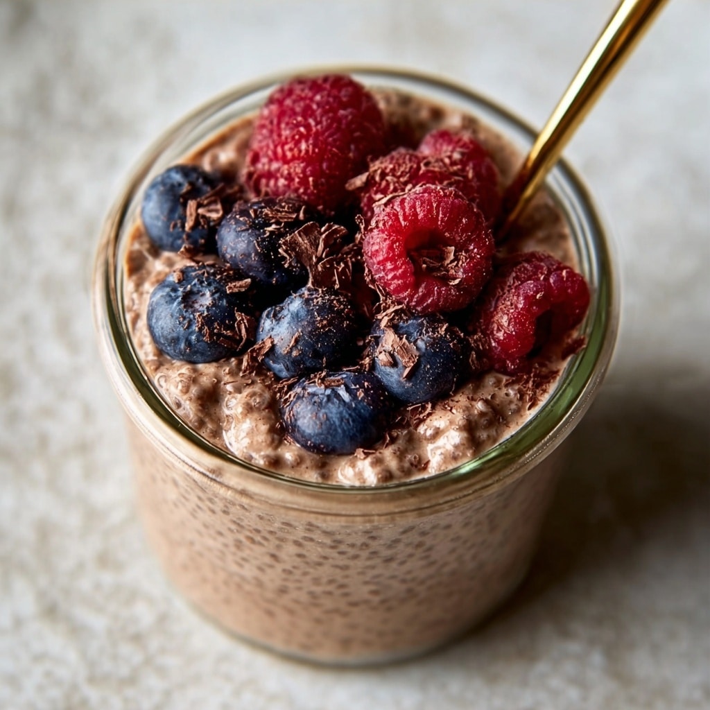 High Protein Chocolate Chia Pudding Recipe - Recipe Image