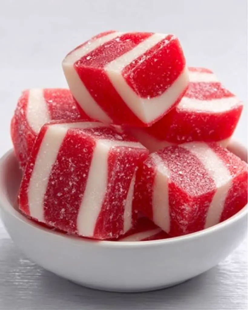 Candy Cane Fireball Gummies Recipe