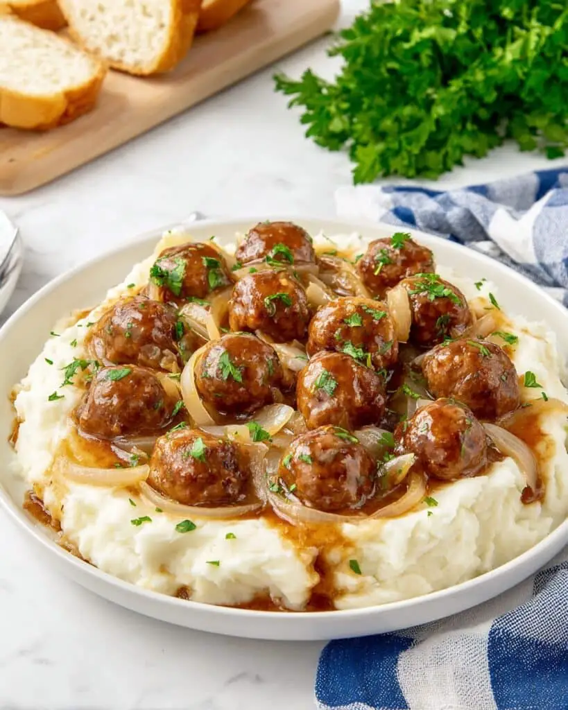Crockpot French Onion Meatballs: 5 Steps to Comfort Bliss Recipe
