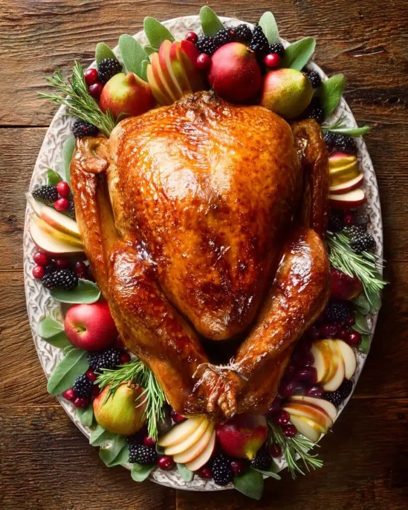 JUICY ROASTED TURKEY: Recipe