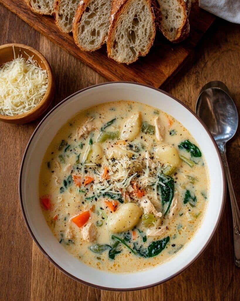 Chicken and Gnocchi Soup Recipe