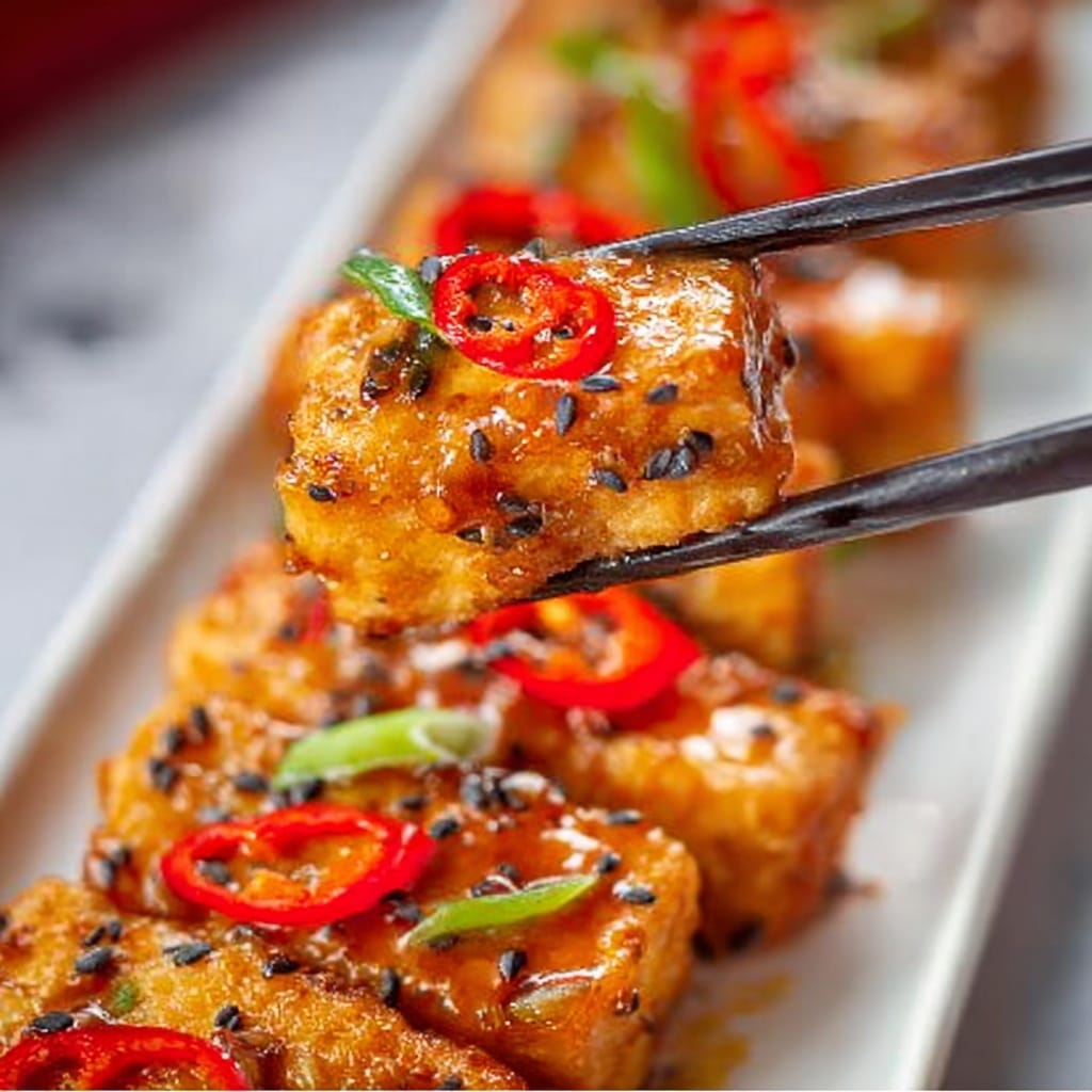 crispy bang bang salmon bites Recipe - Recipe Image