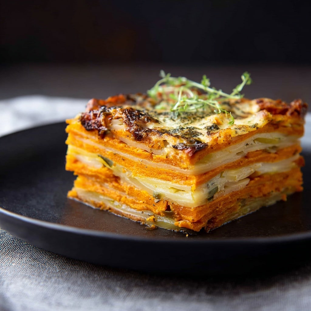 Best Scalloped Sweet Potatoes Recipe - Recipe Image