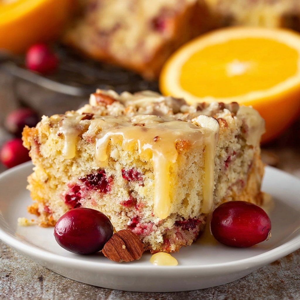 Cranberry Orange Breakfast Cake Recipe - Recipe Image