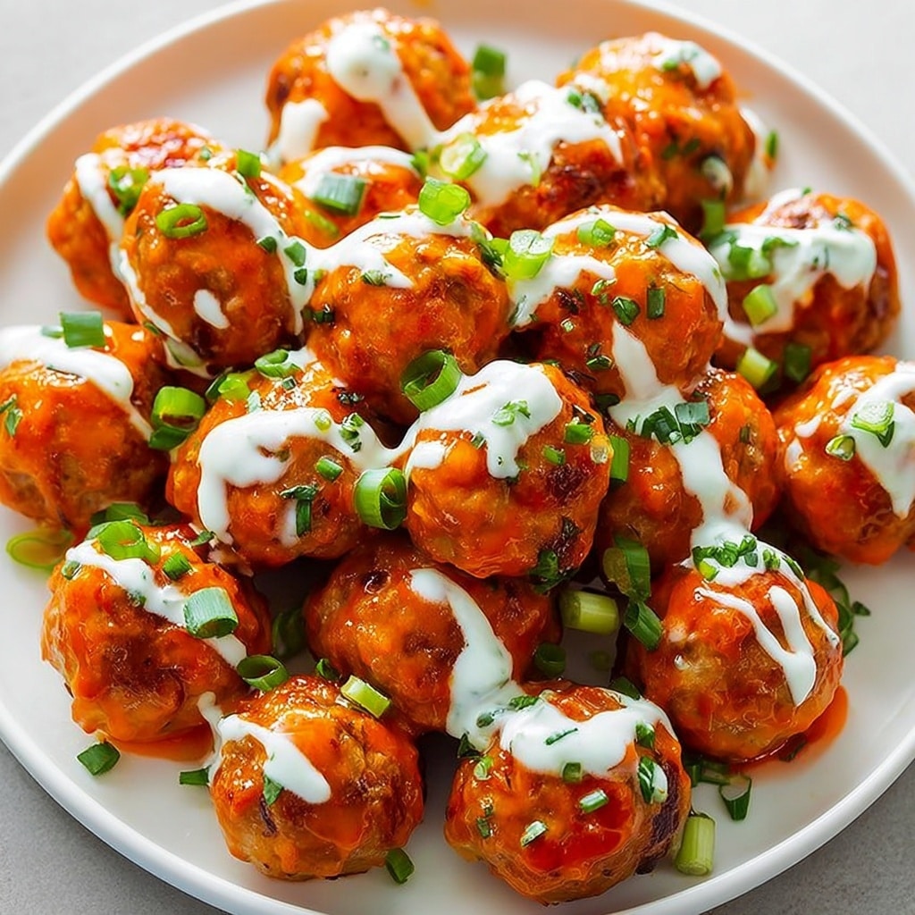 Buffalo Chicken Meatballs Recipe - Recipe Image