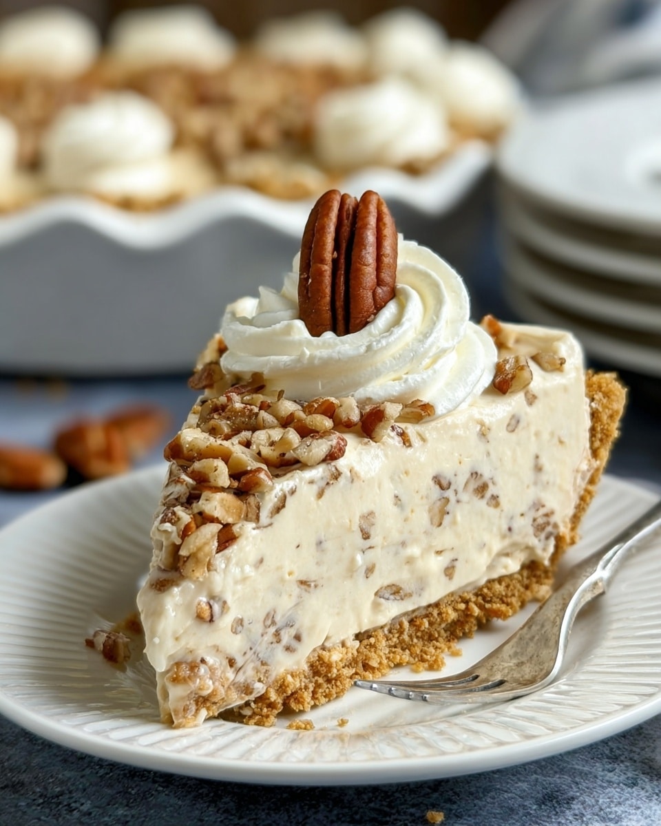 Pecan Cream Pie Recipe - Recipe Image