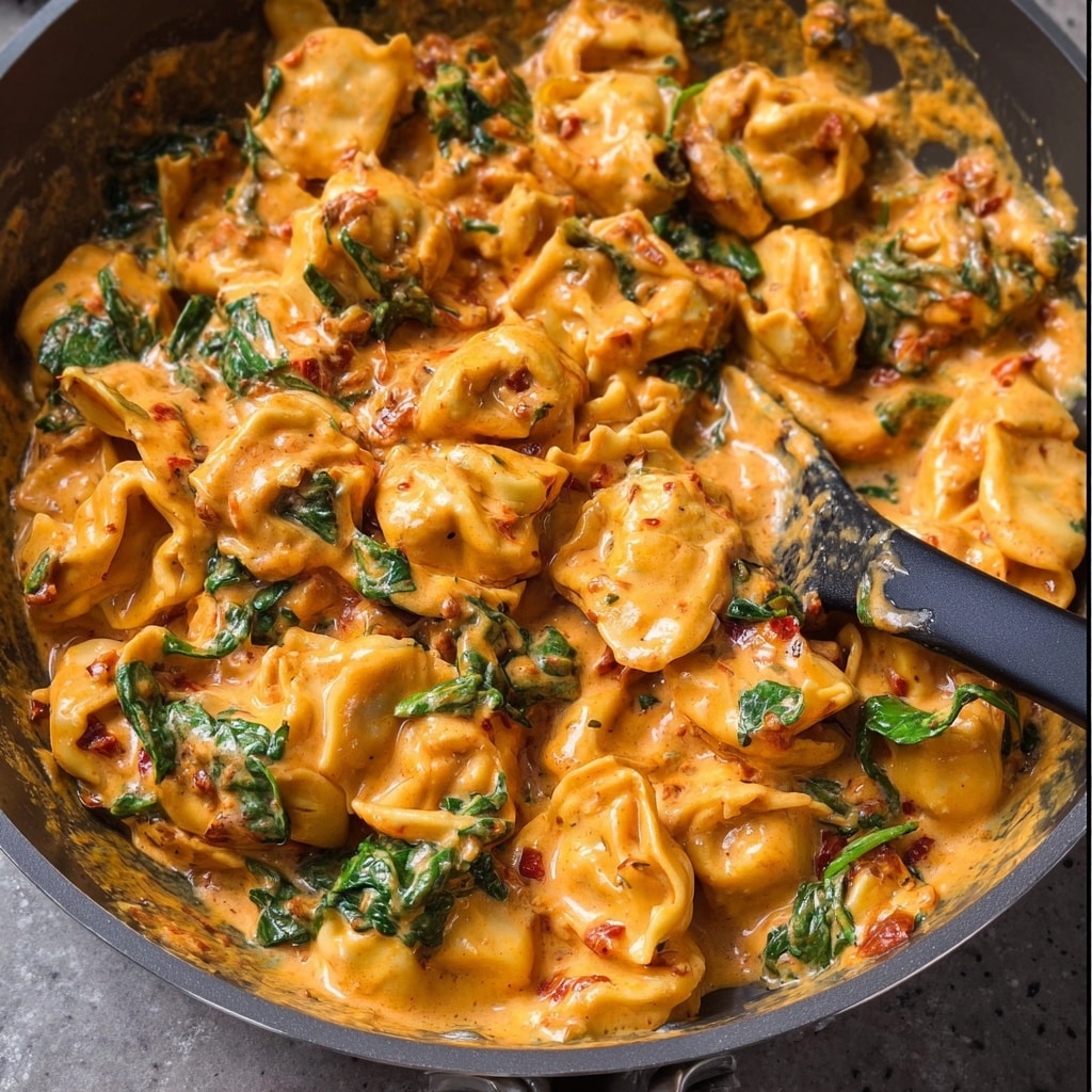 Cajun Chicken Tortellini with Garlic Sauce Recipe - Recipe Image