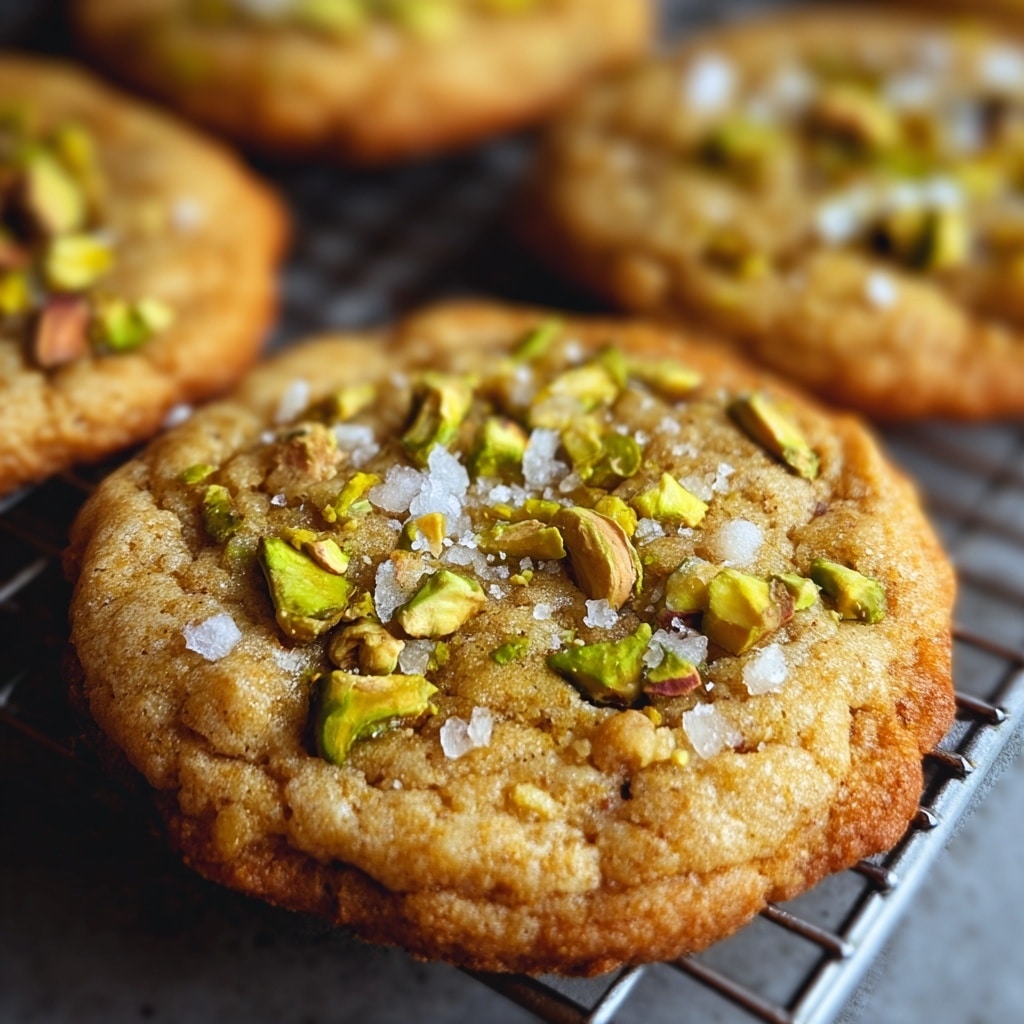 Salted Honey Pistachio Cookies Recipe - Recipe Image