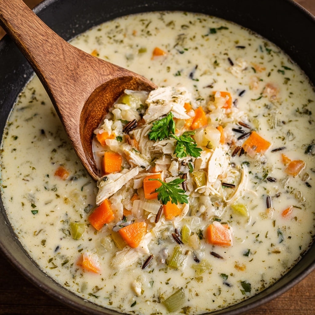 Leftover Turkey Wild Rice Soup Recipe - Recipe Image