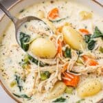 Slow Cooker Chicken Gnocchi Soup (Olive Garden Copycat) Recipe