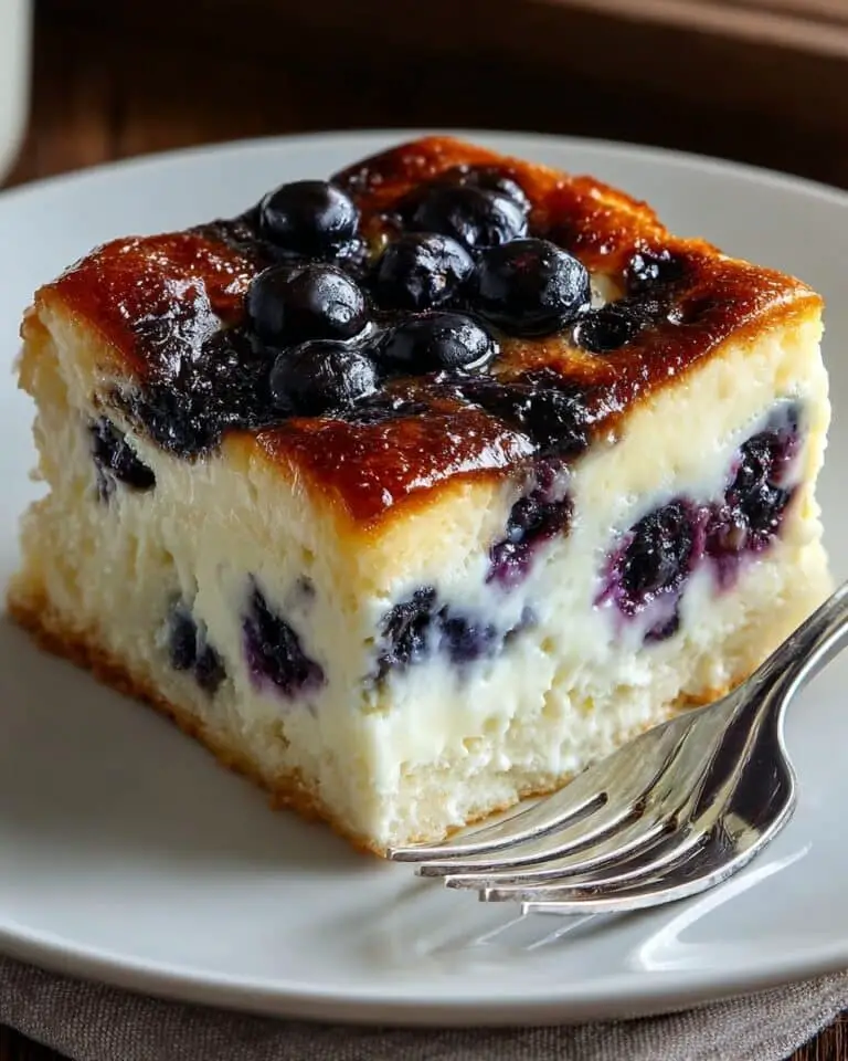 Blueberry Cottage Cheese Breakfast Bake Recipe