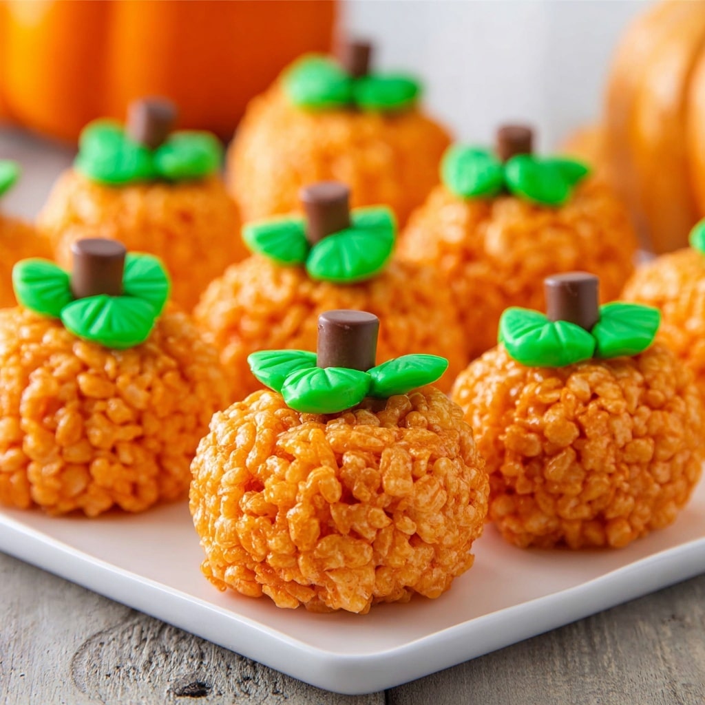 Pumpkin Rice Krispie Treats Recipe - Recipe Image