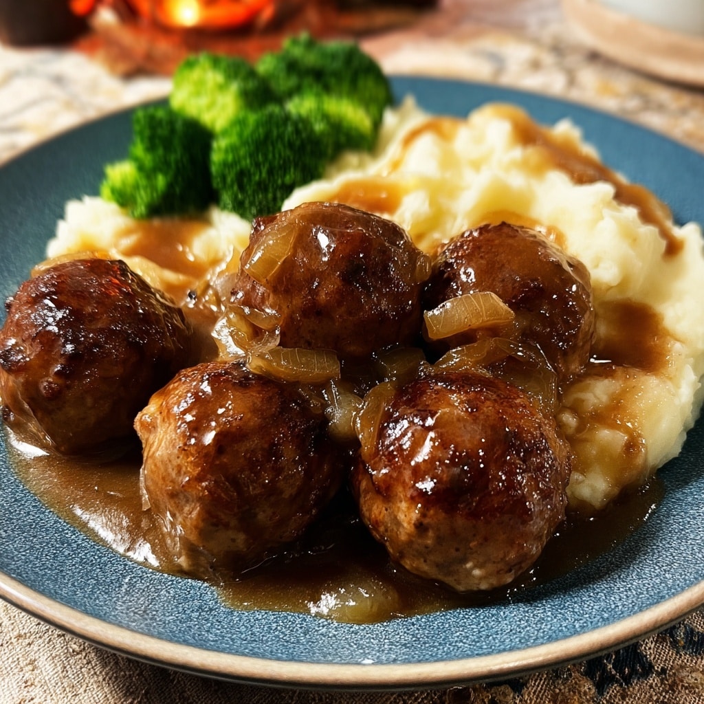 Crockpot French Onion Meatballs: 5 Steps to Comfort Bliss Recipe - Recipe Image