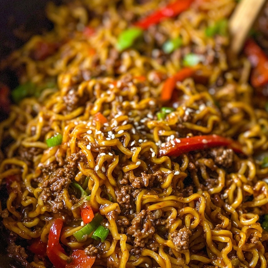 Slow Cooker Beef Ramen Recipe - Recipe Image