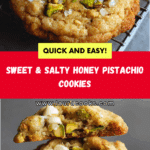Salted Honey Pistachio Cookies Recipe