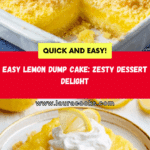 Lemon Dump Cake Recipe
